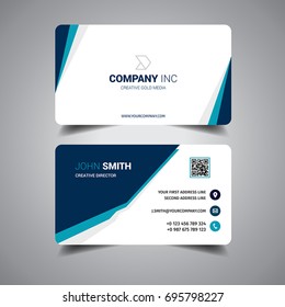 Blue Elegant Business Card