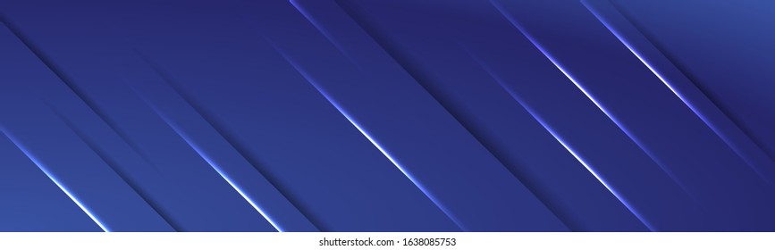 Blue Elegant Modern Background Composition with Gradients, Shadows and Lights