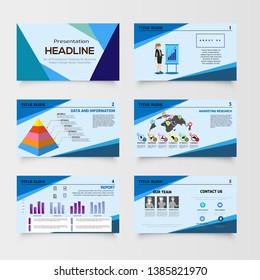 Blue element for slide infographic on background. Presentation template. Use for business annual report, flyer, corporate marketing, leaflet, advertising, brochure, modern style.