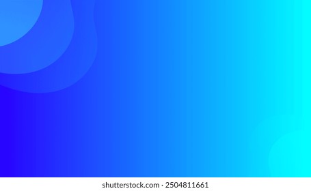 Blue elements with fluid gradient. Dynamic shapes composition. Vector illustration