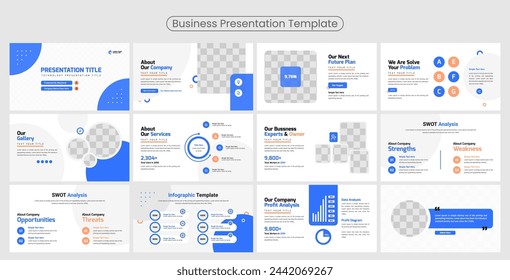 Blue elements of infographics on a white background. Use in presentation templates, flyer and leaflet, corporate report, marketing, advertising, annual report and banner.