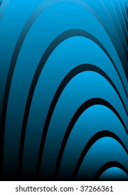 Blue elliptic background