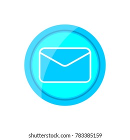Blue Email Icon