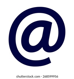 blue Email sign icon (Vector)