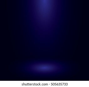 Blue Empty studio abstract background