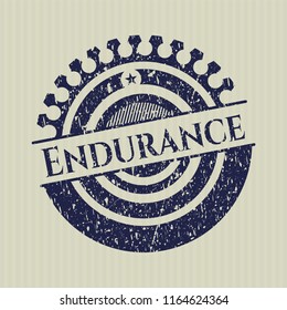 Blue Endurance rubber grunge texture seal