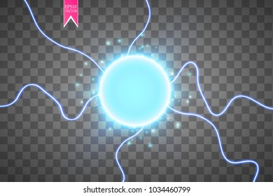 blue energy ring abstract.conceptual vector design with free area in center for any object. Vector