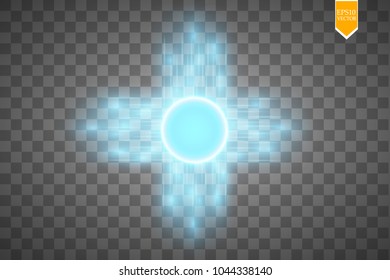 blue energy ring abstract.conceptual vector design with free area in center for any object. Vector