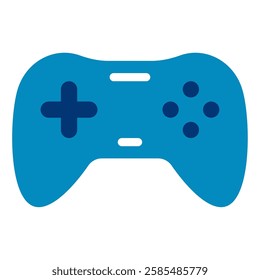 A blue ergonomic game controller designed for comfort, improving gameplay experience for both casual and competitive gamers.