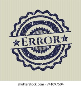 Blue Error distressed rubber texture