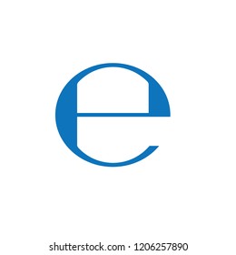 Blue estimated icon. Vector Illustration