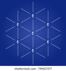 Blue ethereum decentralized network