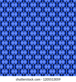 Blue ethnic decorative ornament. Seamless pattern for background, wallpaper, textile printing, packaging, wrapper, etc.