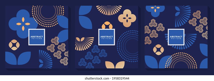 Blue Ethnic Festive Background Template