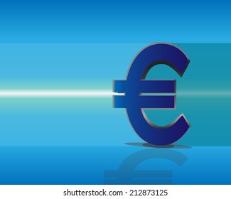 blue of euro