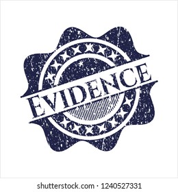 Blue Evidence rubber seal