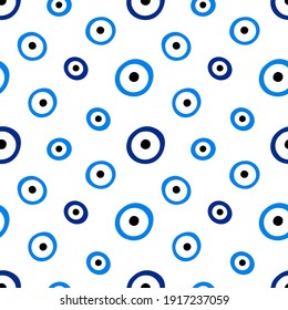 Blue Evil Eyes Signs Symbols Icons Stock Vector (Royalty Free) 1917237059