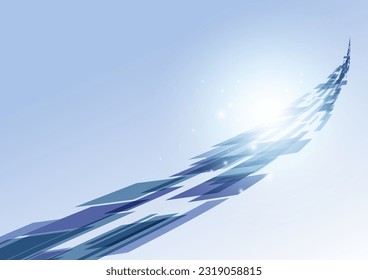 blue evolving digital image background