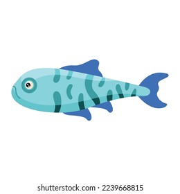 blue exotic cichlid fish animal