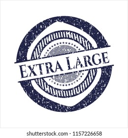 Blue Extra Large distress rubber stamp