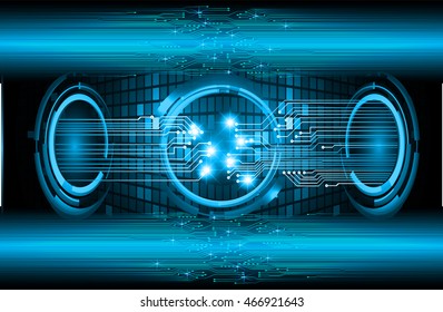 blue eye abstract cyber future technology concept background, illustration, circuit, binary code. move motion speed. sci-fi. vector