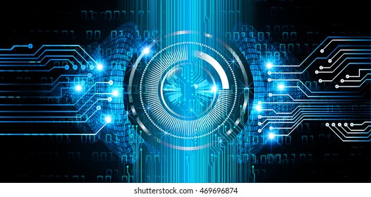 blue eye abstract cyber future technology concept background, illustration, circuit, binary code. move motion speed. sci-fi. Spark. vector