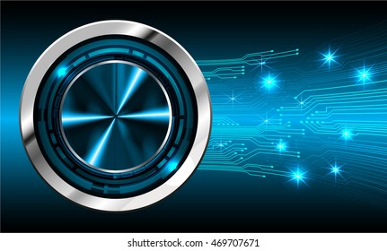 blue eye abstract cyber future technology concept background, illustration, circuit, binary code. move motion speed. sci-fi. Spark. vector