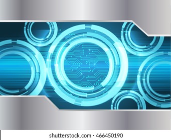 blue eye ball abstract cyber future technology concept background, illustration, circuit, binary code. move motion speed. sci-fi