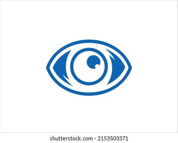 Blue Eye Drawing Vector Illustration Design Stock Vector (Royalty Free ...