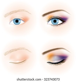 85,276 Eye makeup Stock Vectors, Images & Vector Art | Shutterstock