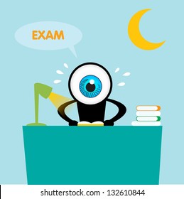 The blue eye reading book for exam