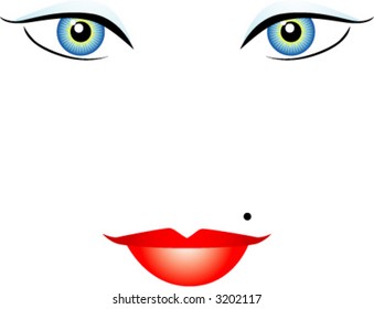 blue eyes