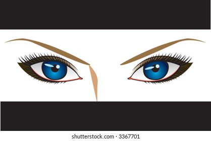 blue eyes