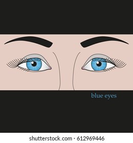 blue eyes