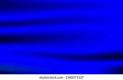 blue fabric cloth with shiny wrinkled surface textures abstract background