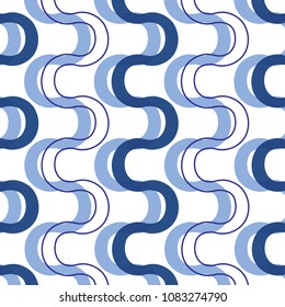 Blue Fabric Industry Pattern Abstract