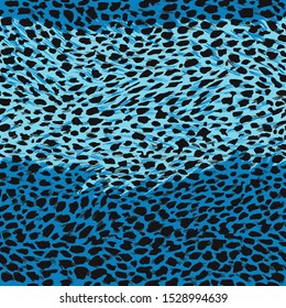 Blue fabric leopard textile textile