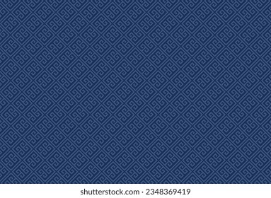 blue fabric pattern It is a square shape with water waves inside can be used as an illustration used as a backdrop for events