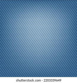Blue fabric pattern texture background design. Vector illustrator.