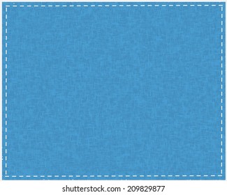 Blue fabric texture for background