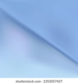  blue fabric texture background top view. Crumpled Cloth Blank Background