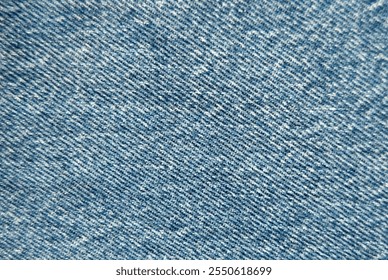 Textura de tela azul. Primer plano de mezclilla azul. Fondo de mezclilla azul en Vector.