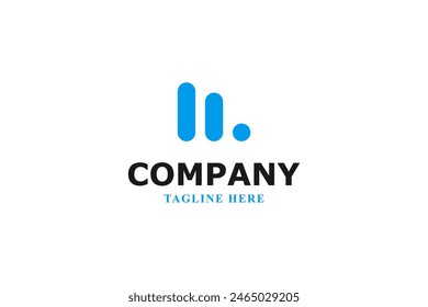 blue face icon minimal logo