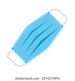 vector de máscara azul