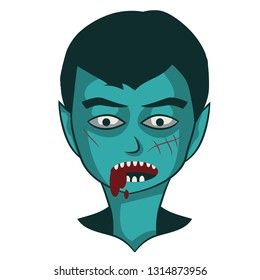 BLUE FACE ZOMBIE