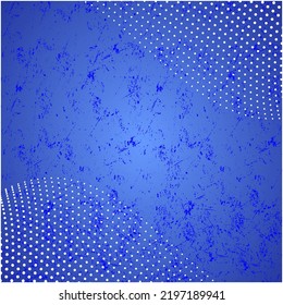 blue faded gradient background with white dots crumbling cracks