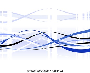 Blue Fader - Business Background.  Can be used as a background, Backdrop, Border, Business Graphic etc