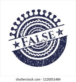 Blue False distress rubber texture
