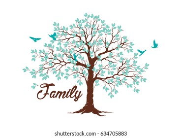 Blue family poster