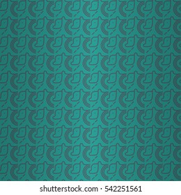 Blue fancy seamless pattern in constructionism style.